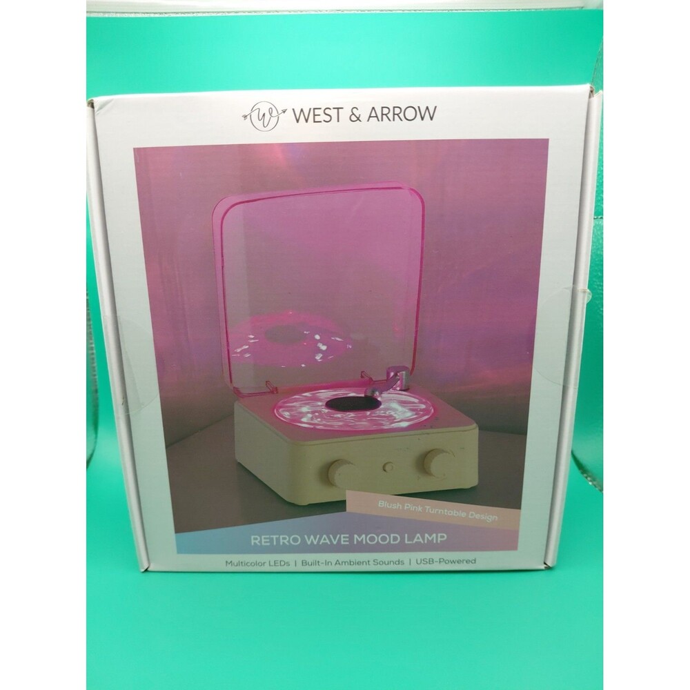 West and Arrow Multi Color Mood Lamp with Remote USB and Rechargeable Battery